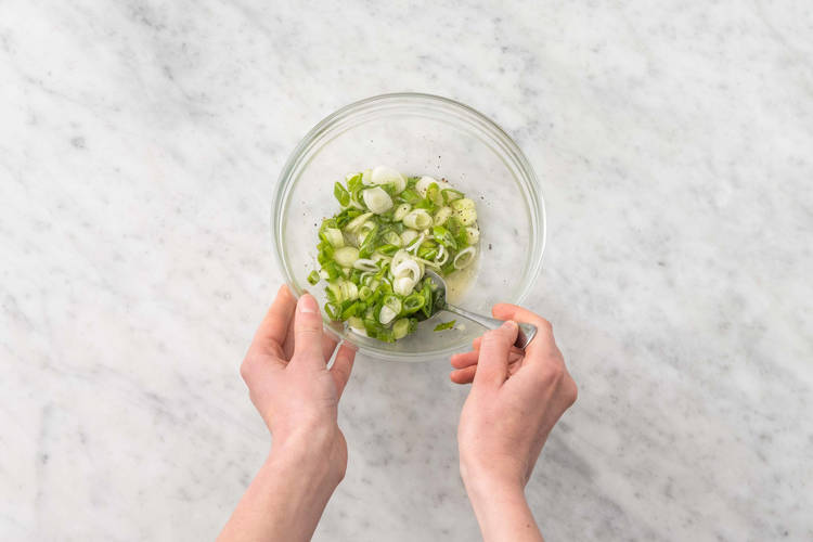 Préparer la vinaigrette