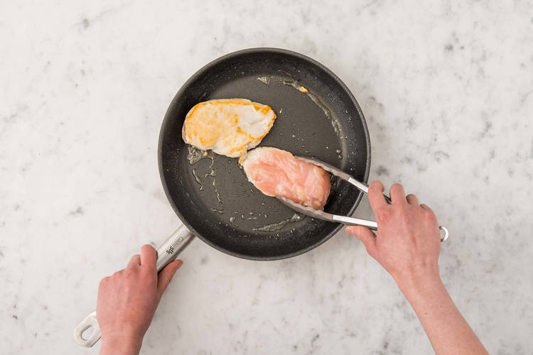 Hähnchenbrust braten