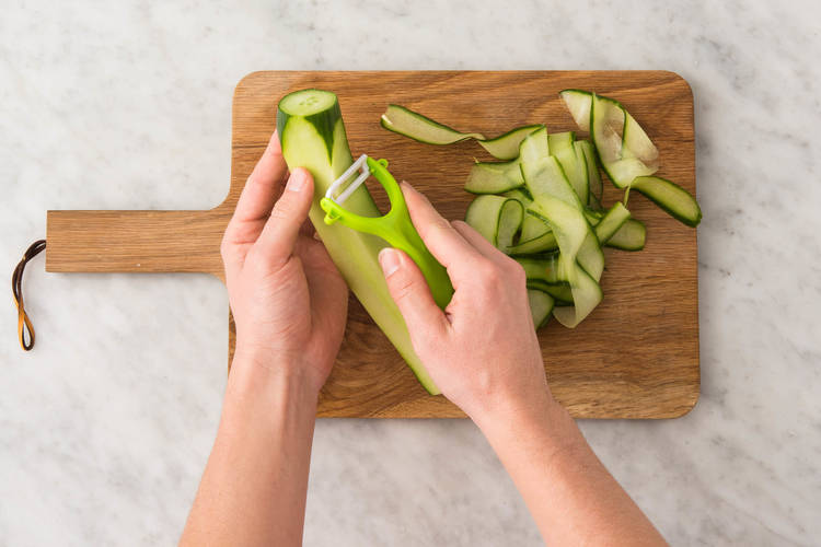 Préparer le concombre à l'aigre douce