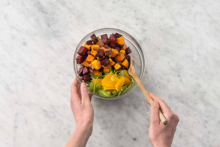 Förbered sallad