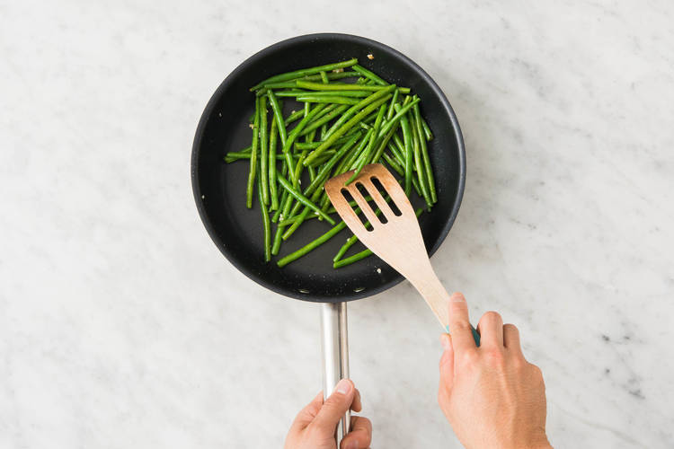 Faire cuire les haricots verts