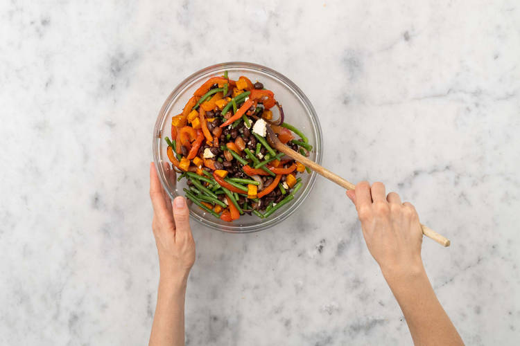 Préparer la salade