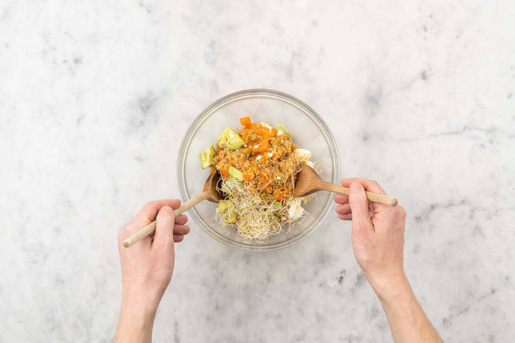 Préparer la vinaigrette