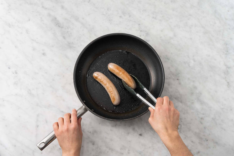 Cuire la saucisse