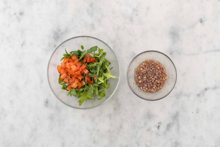 Préparer la salade