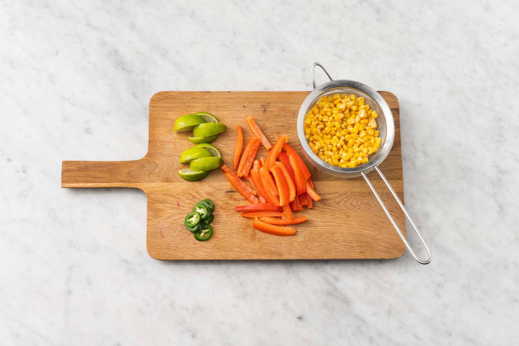 Forbered grøntsager