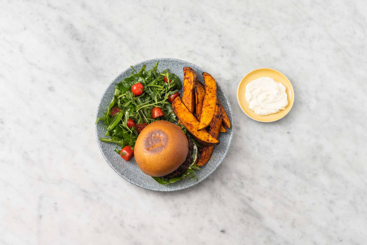 Make aioli and serve