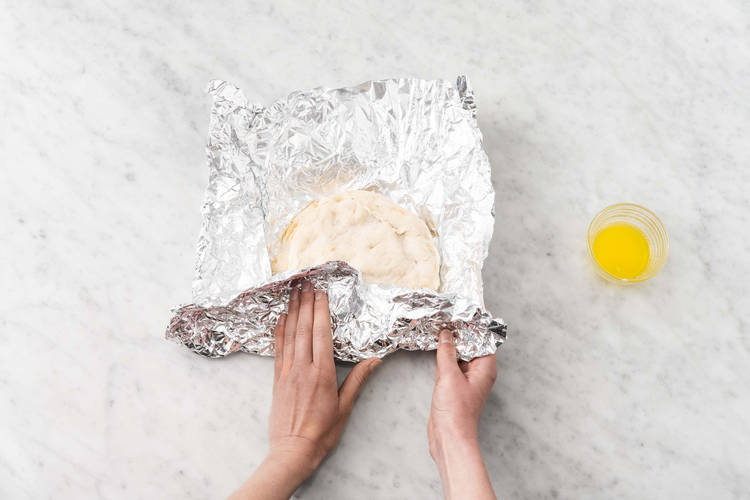 Préparer les pains naan