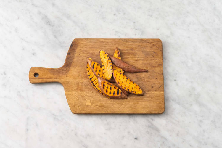 Faire griller les patates douces