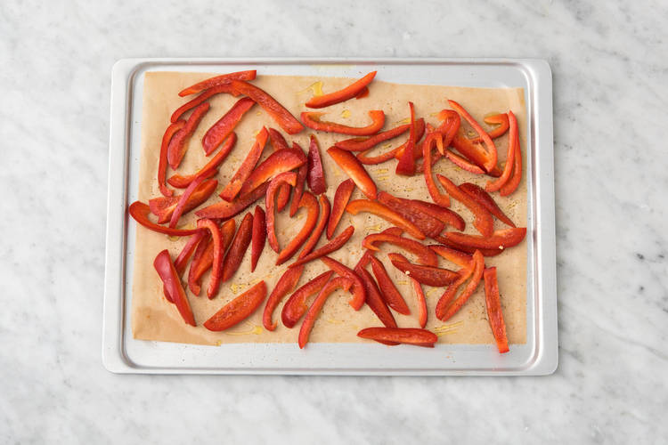 Paprika roosteren