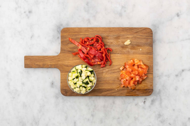 Couper et faire revenir