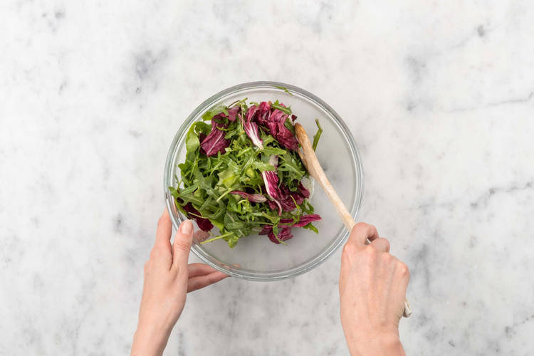 Préparer la salade