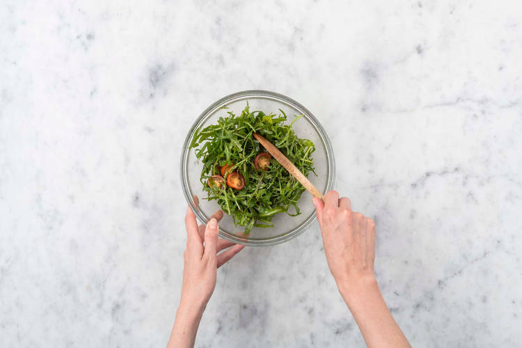 Salade maken