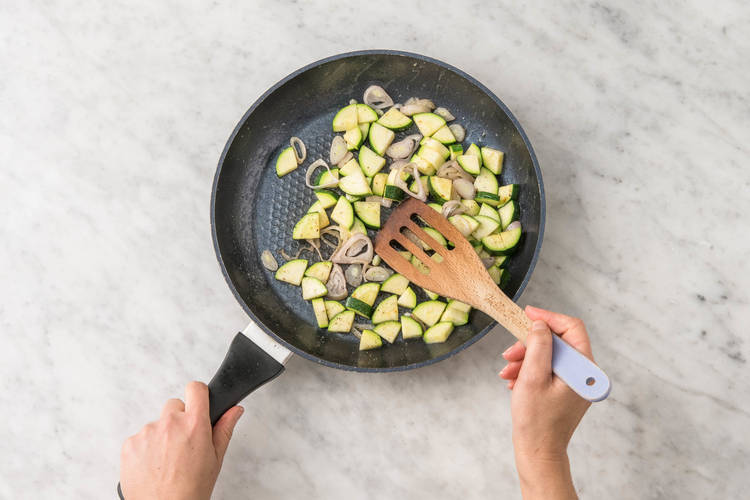 Cuire la courgette