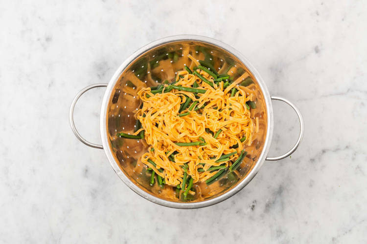 Bohnen & Nudeln kochen