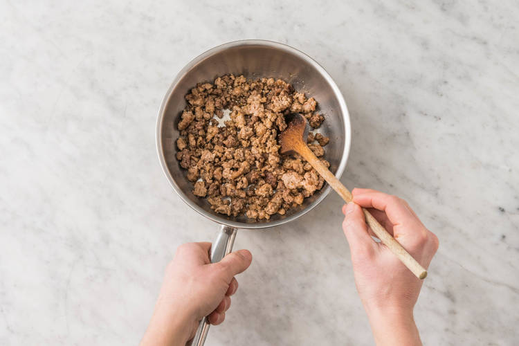 Cuire la viande hachée