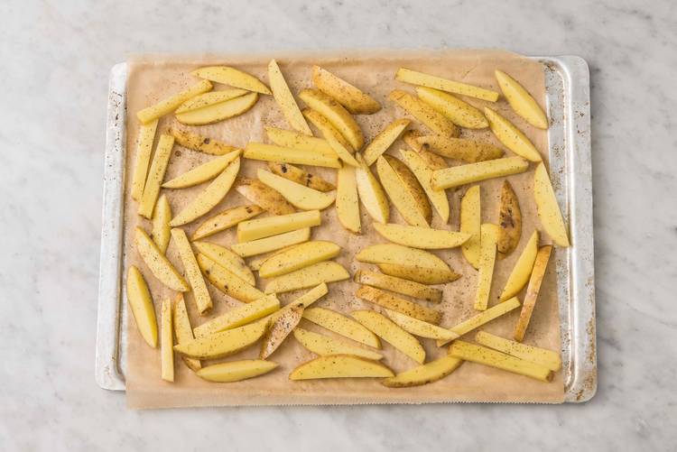 Préparer les frites