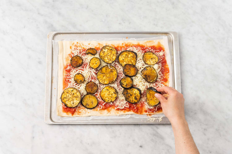 Bygg & stek pizza