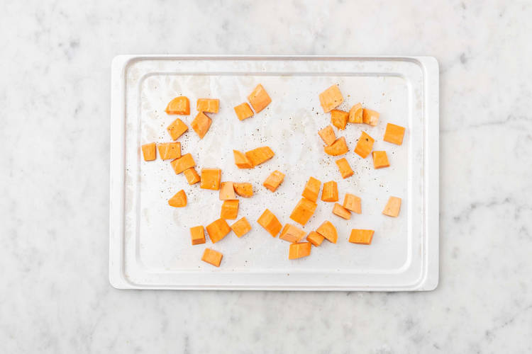 Roast sweet potato