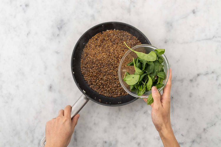 Warm lentils