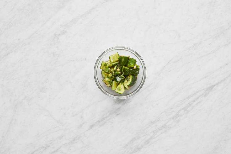 Make Smashed Cucumbers