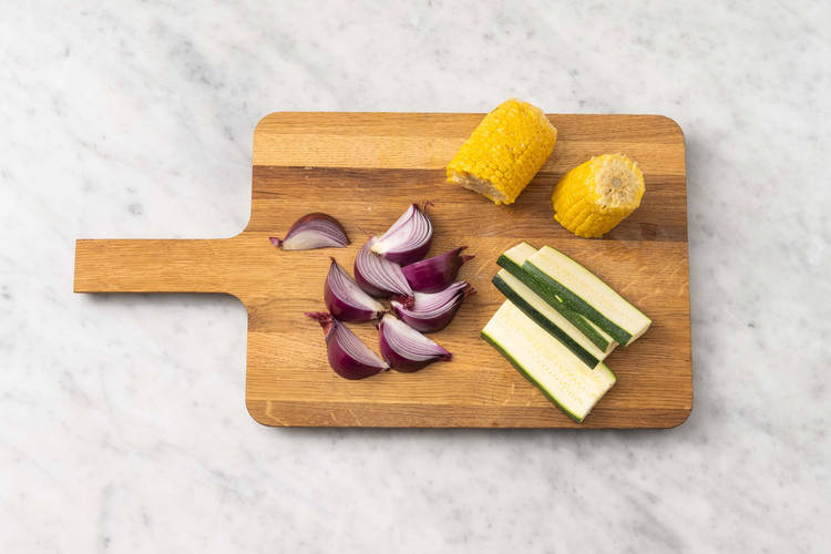 Forbered grøntsager