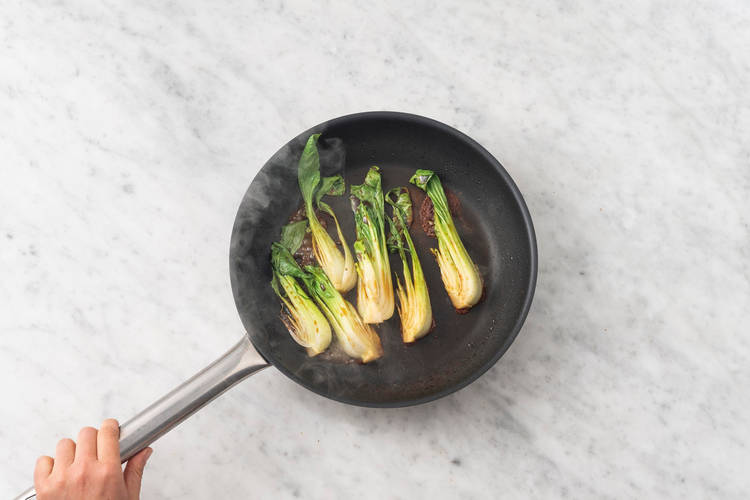 Steg pak choi