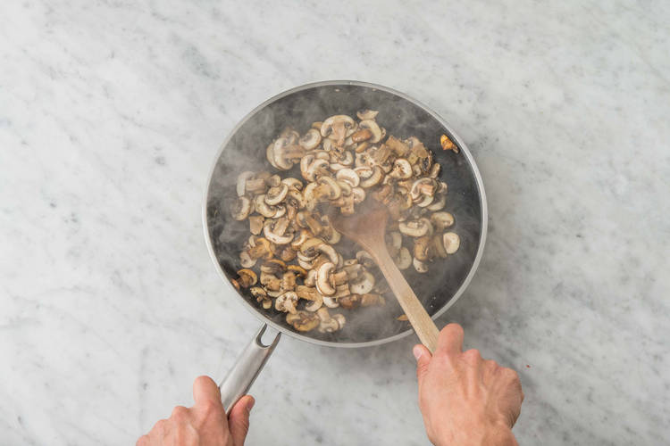 Faire cuire les champignons