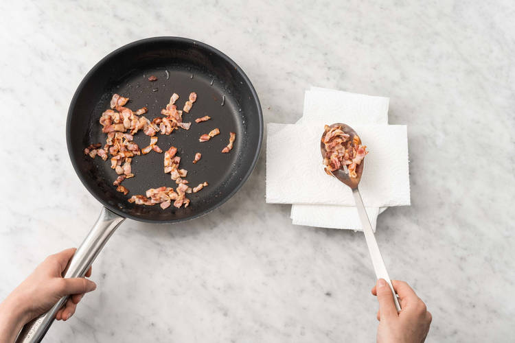 Faire cuire le bacon