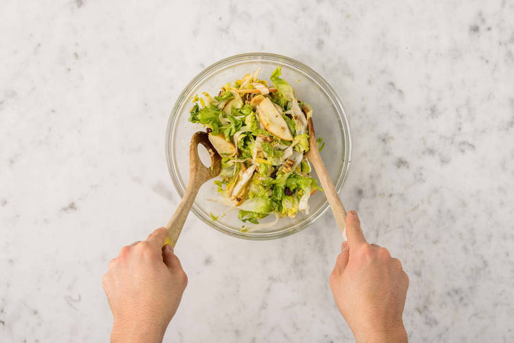 Préparer la salade
