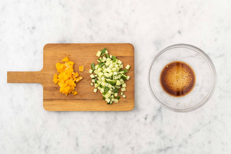 Préparer la salade