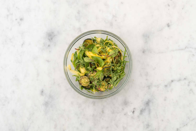 Apprêter la salade