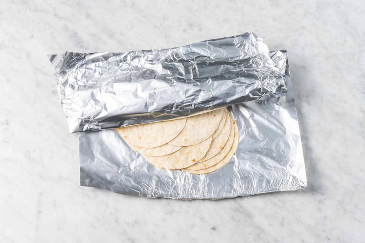 Värm tortillas