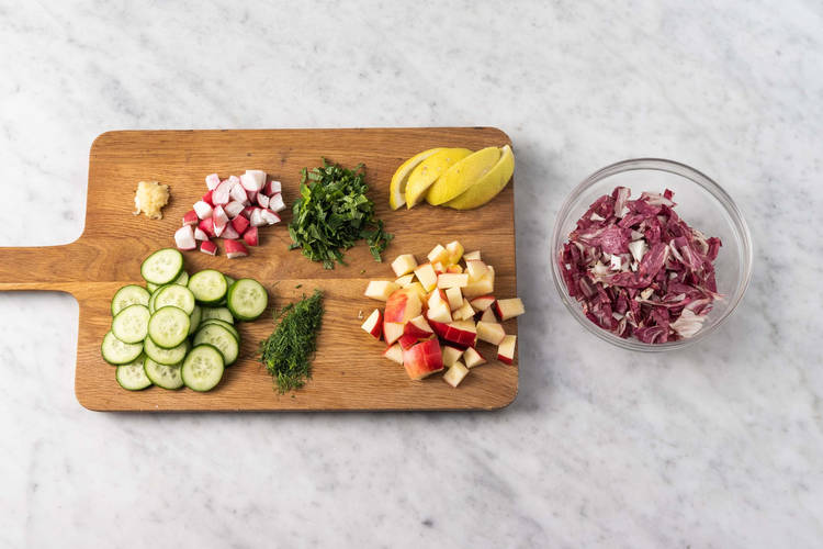 Forbered frugt og grønt