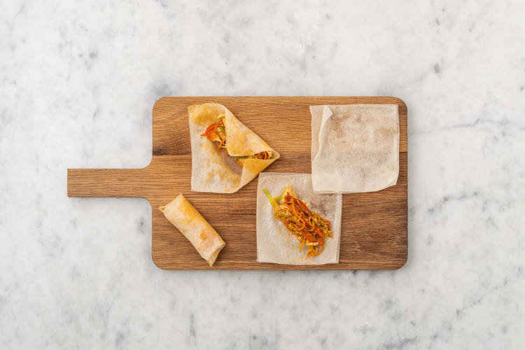 Préparer les lumpias