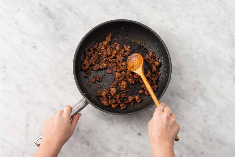 Préparer la garniture