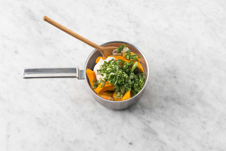 Make sweet potato salad