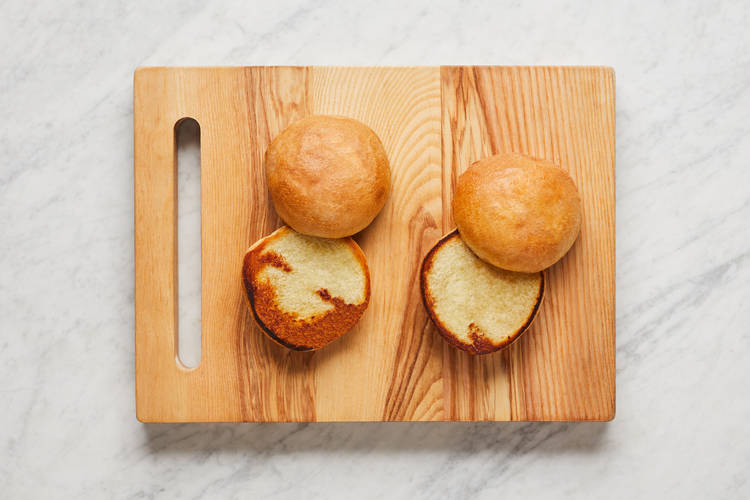 Make Sriracha Mayo & Toast Buns