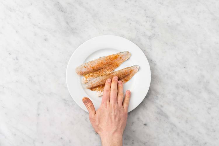 Marinate the Sea Bass