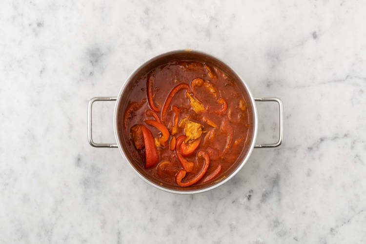 Paprikatopf kochen