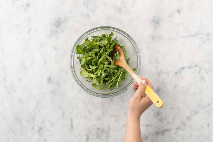 Préparer la salade