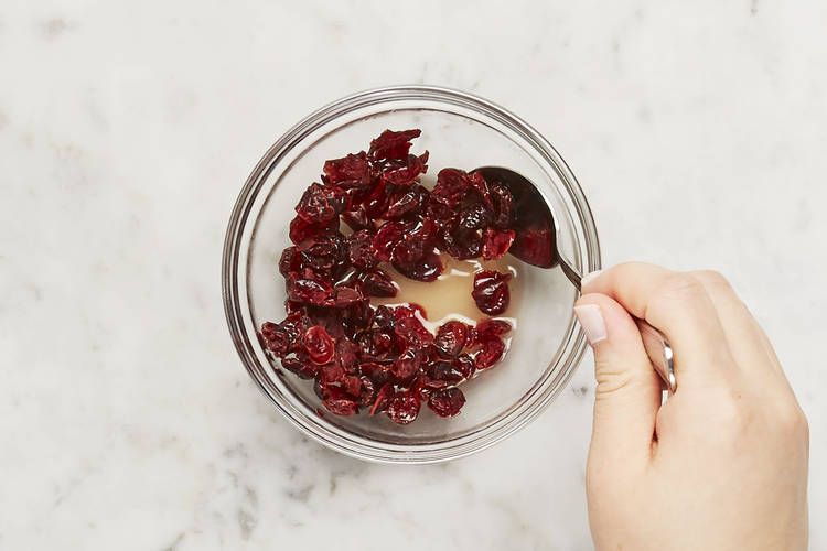 Marinate Cranberries