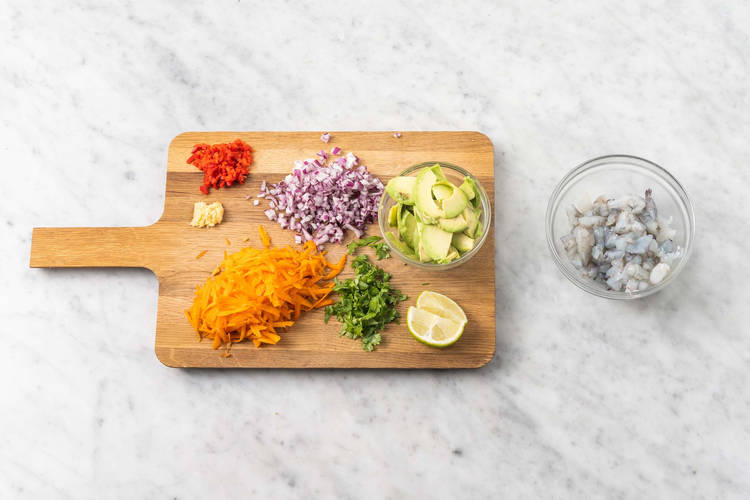 Forbered grønnsaker