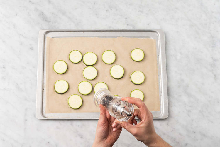 Cuire la courgette