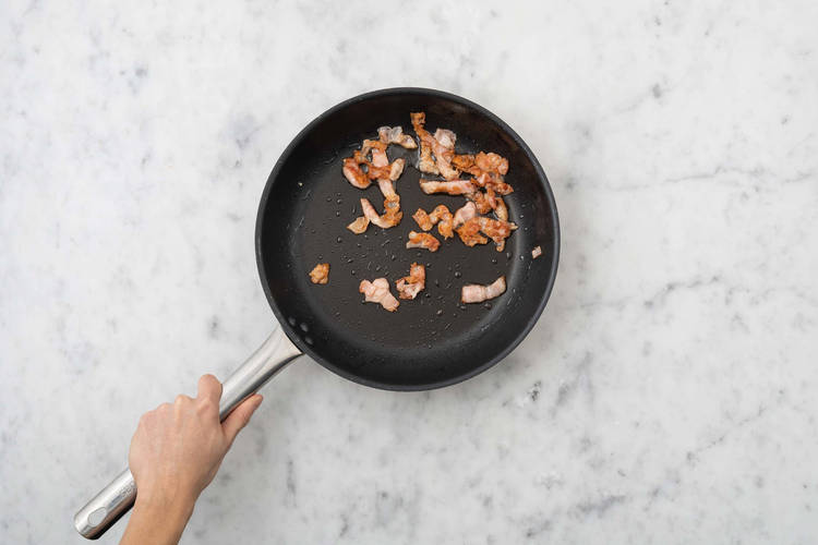 Faire cuire le bacon