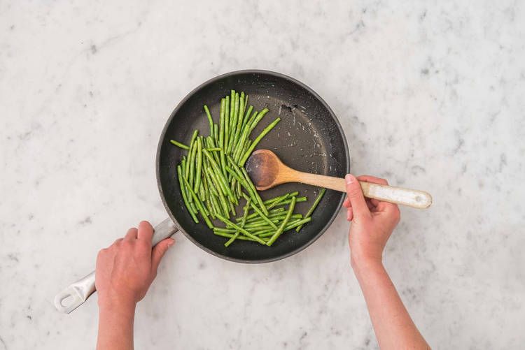 Faire cuire les haricots verts