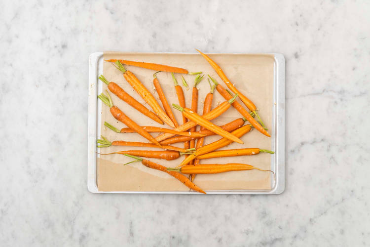 Rôtir les carottes