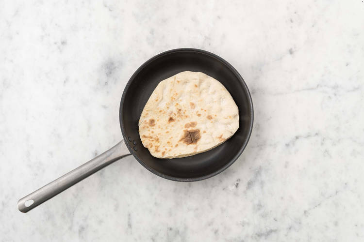 Faire chauffer les pains naans