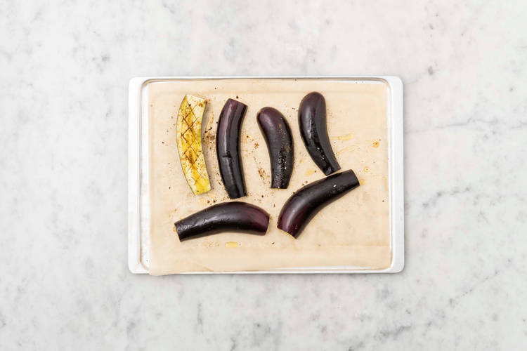 Faire rôtir les aubergines
