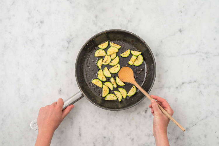 Cook zucchini